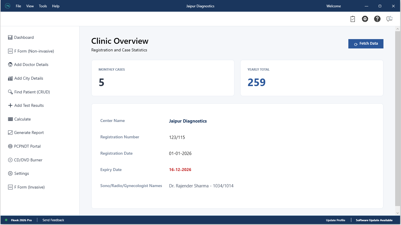 Flook Dashboard